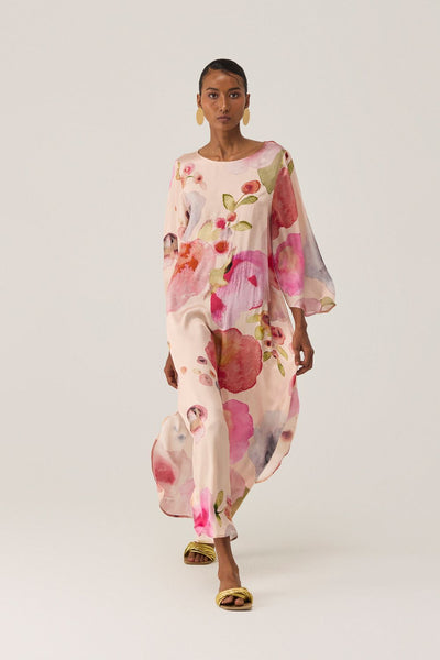 Californian Poppies Kaftan Dress