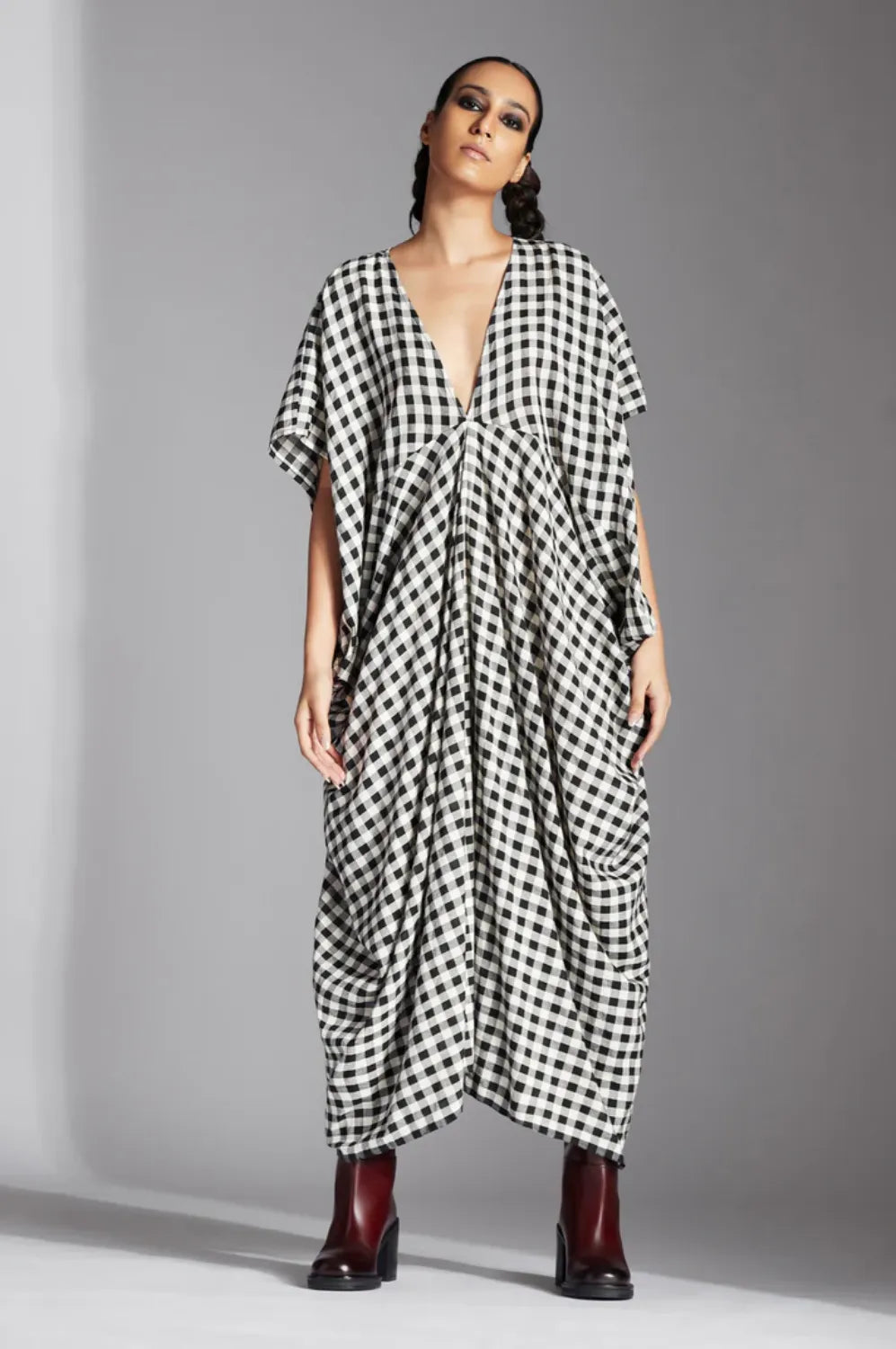 Lior Dress-Black and White
