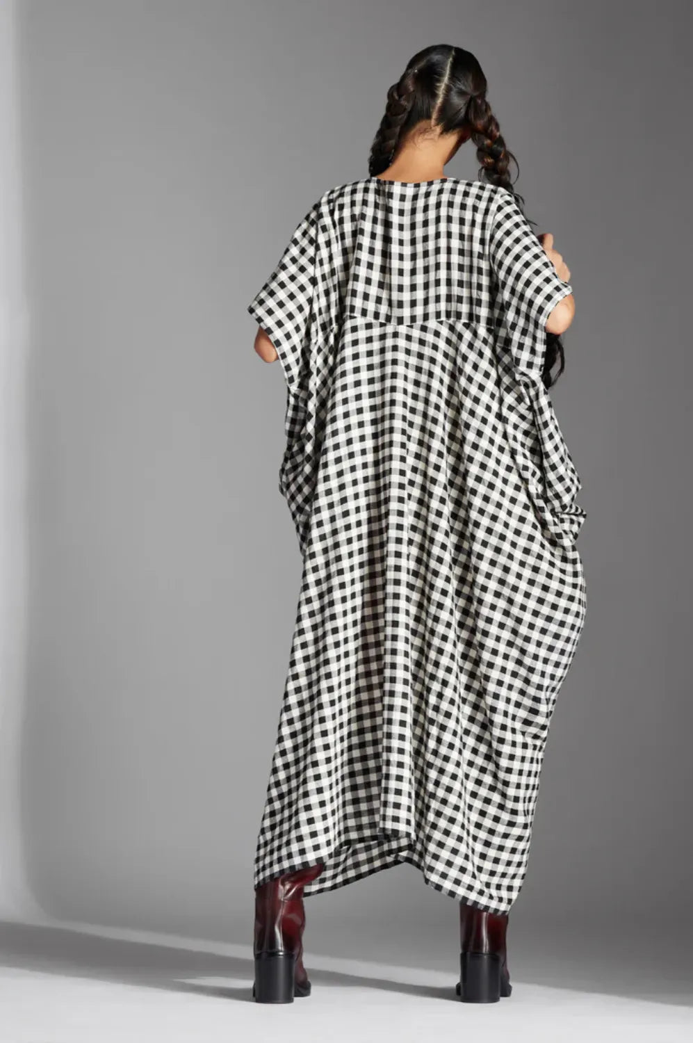 Lior Dress-Black and White