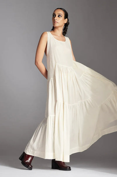 Juna Dress-White