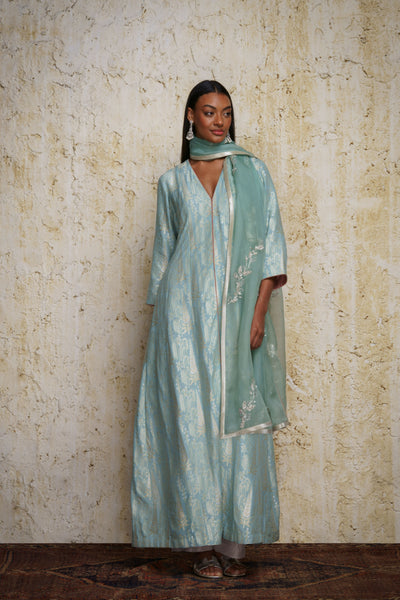 Sahar Anarkali-Aquamarine blue