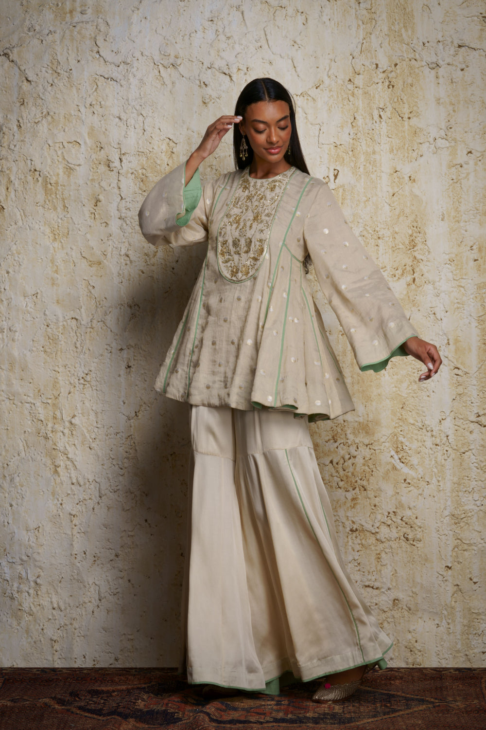 Rihanna natural munga tissue tunic