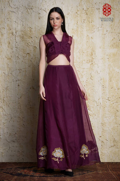 Amora kora silk skirt