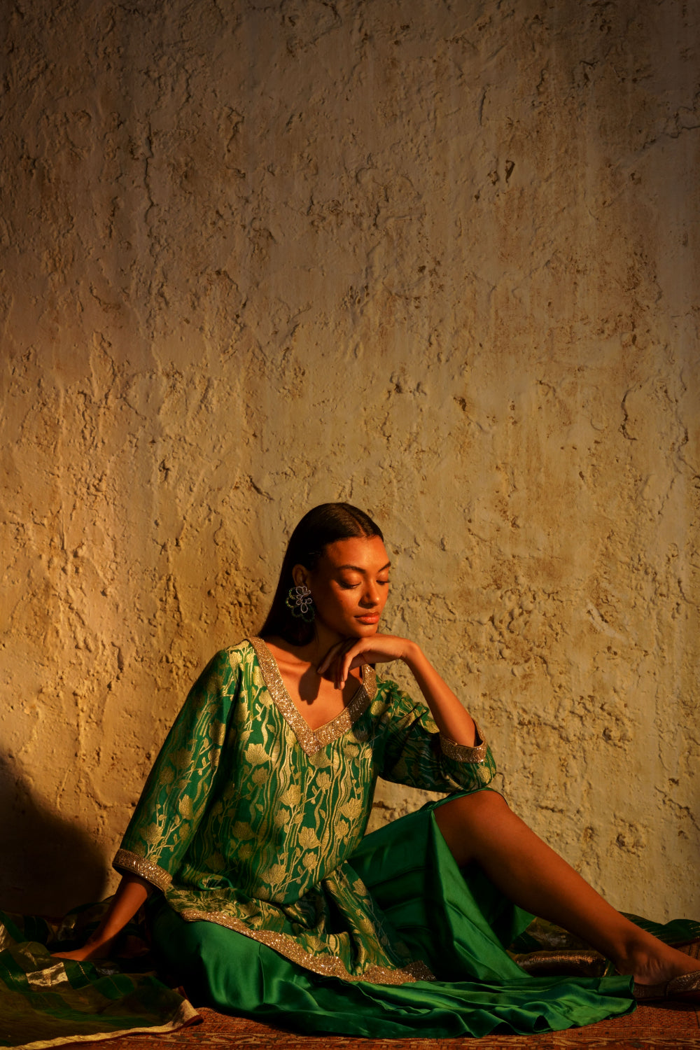 Asmira munga silk tunic