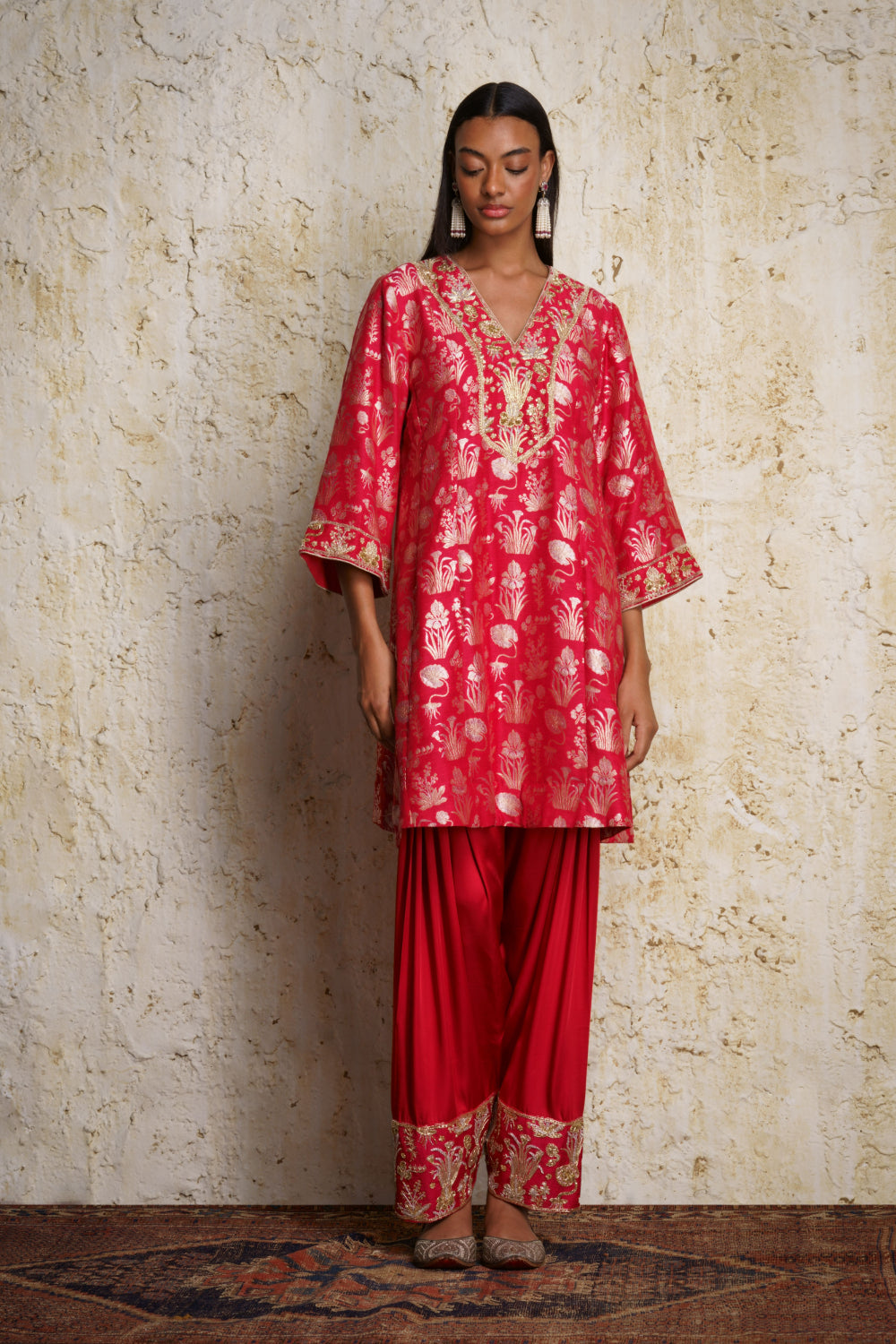Shira Anarkali-Red