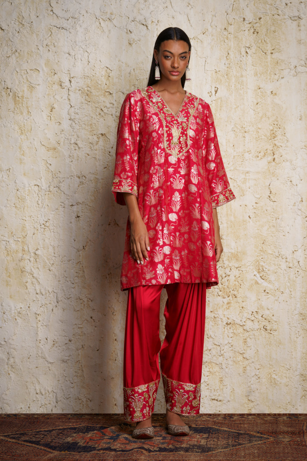 Shira Anarkali-Red