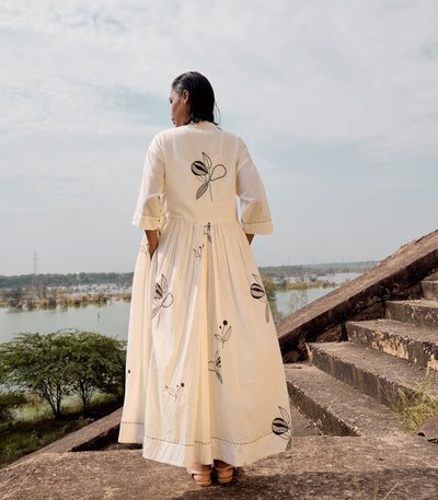 Silverbill maxi dress
