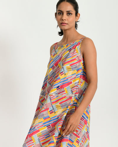SCRIBBLE HAND BLOCK MAXI