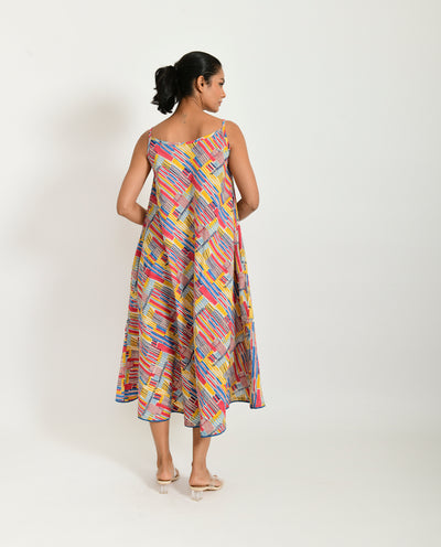 SCRIBBLE HAND BLOCK MAXI