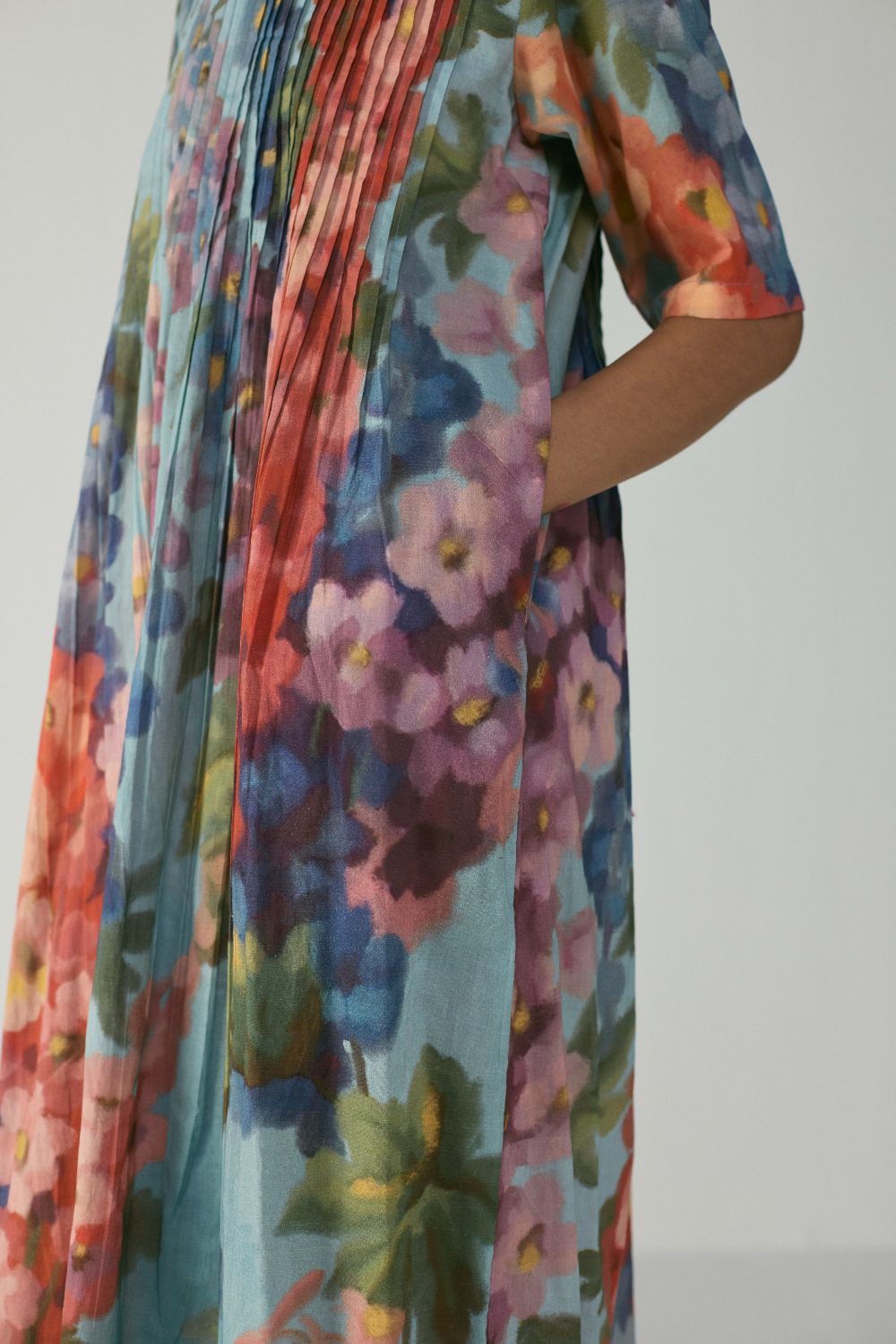 DARLINGTON PINTUCKS DRESS