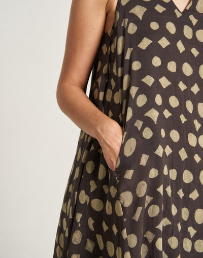 Doodle Polka Holiday Dress