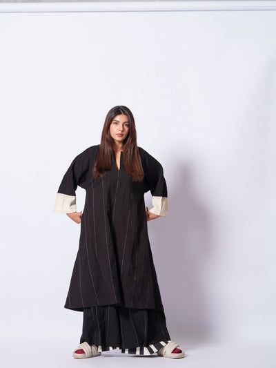 Dune Pants-Black + Natural