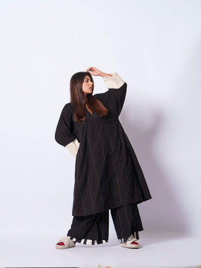 Dune Pants-Black + Natural