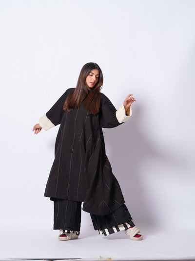 Dune Pants-Black + Natural