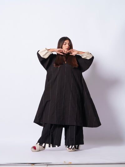 Dune Pants-Black + Natural