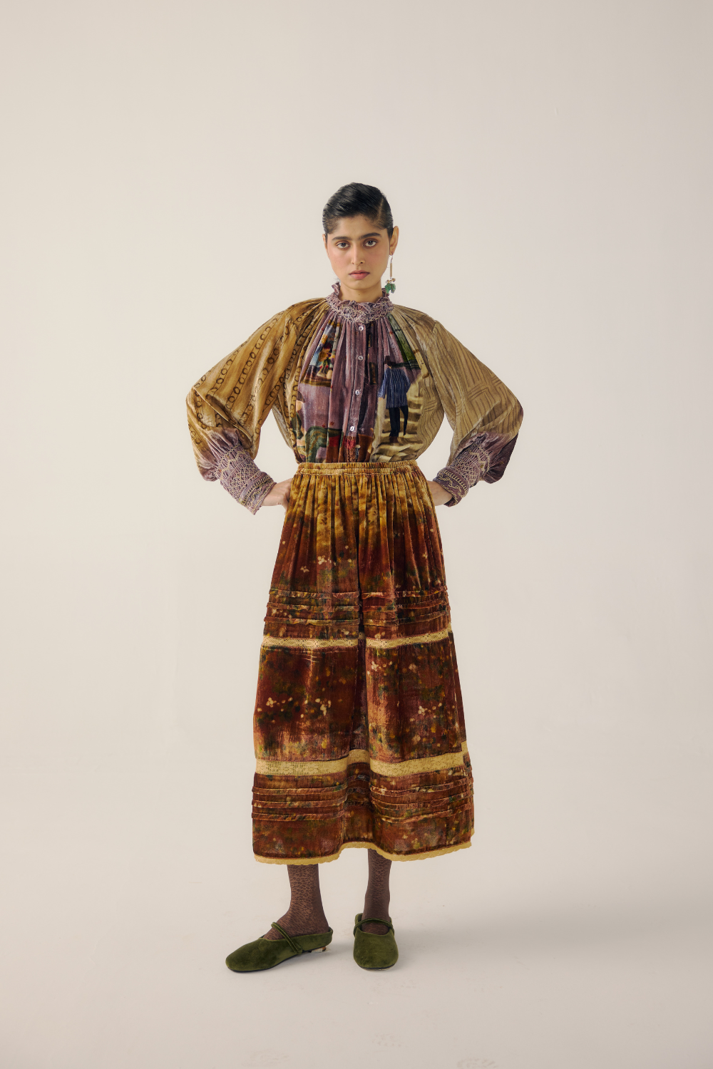 EMILY SKIRT-Rust Land