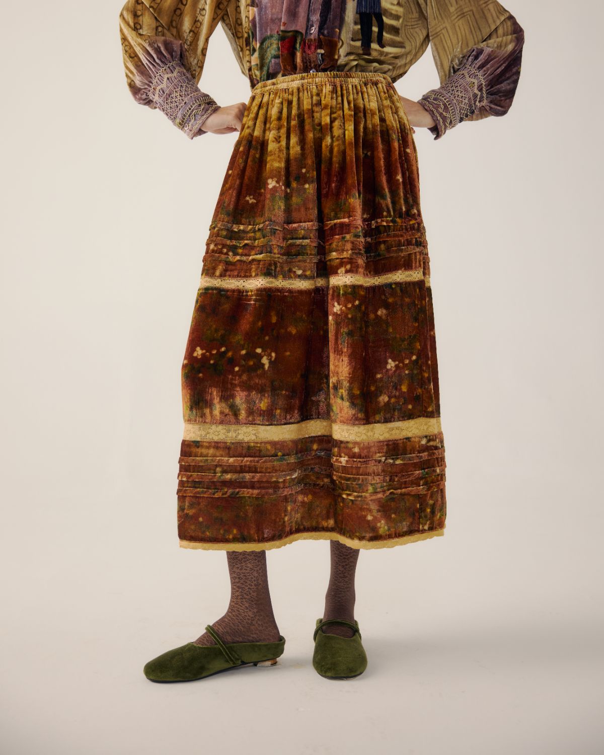 EMILY SKIRT-Rust Land