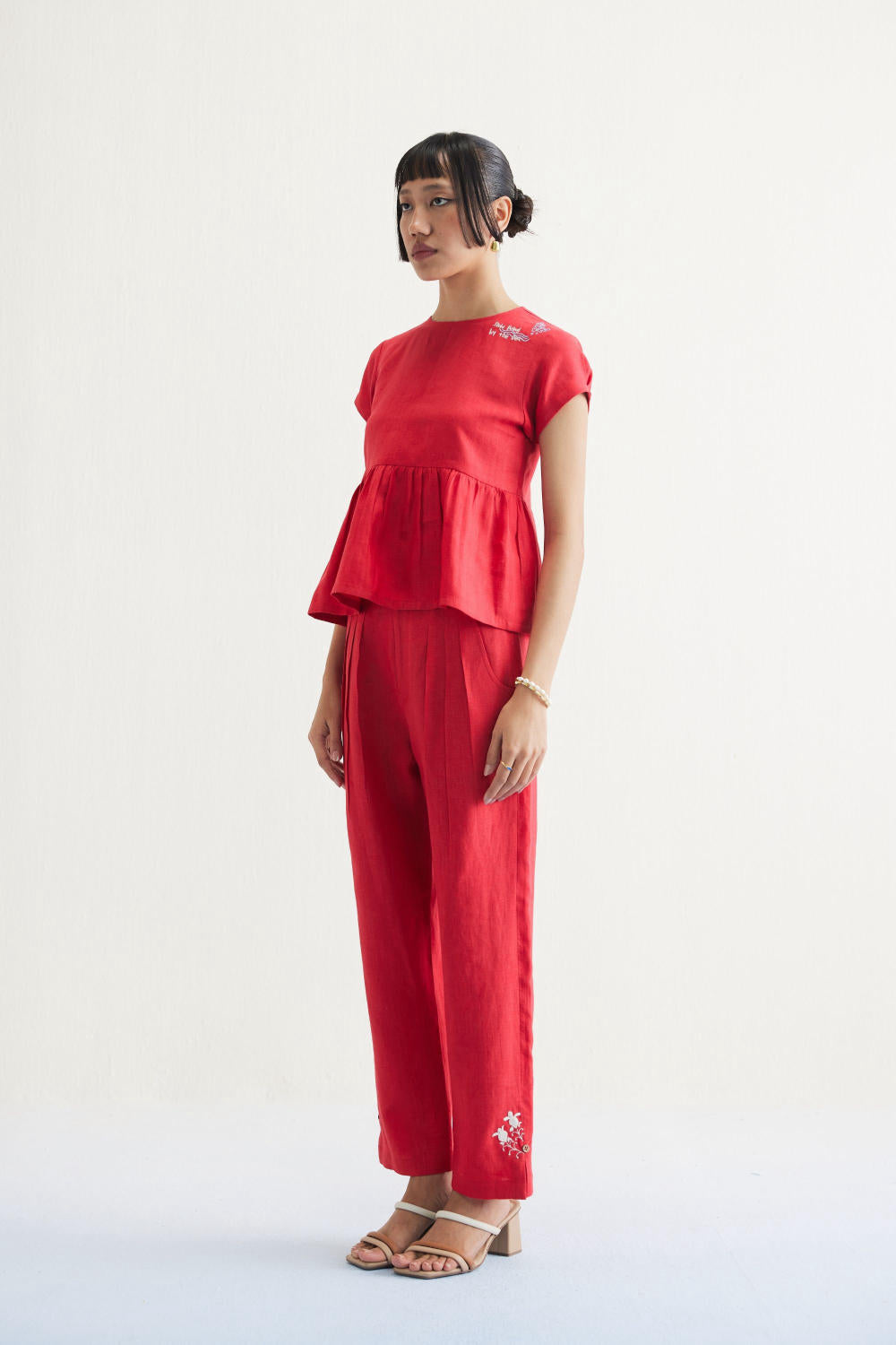 Ebb & Flow Sunset Linen Trousers