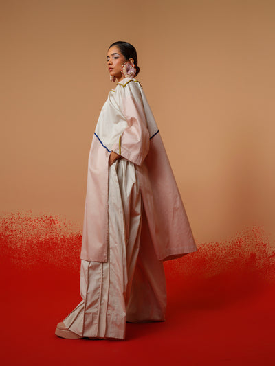 Echo Tunic (Pink + Grey + Blue + Moss Green)-Ech/Ec/Tu/PiGrMg