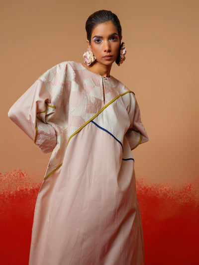 Echo Tunic (Pink + Grey + Blue + Moss Green)-Ech/Ec/Tu/PiGrMg