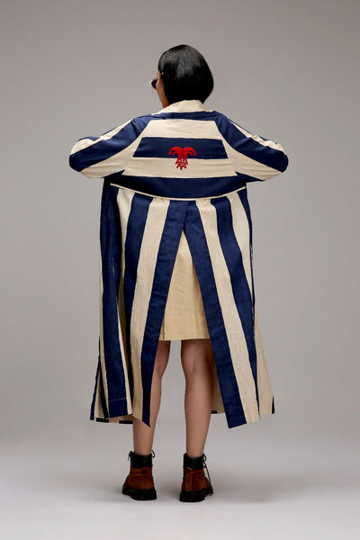 Egg-Shell Jacket & A-Line Shift Dress Set (2 PCS)