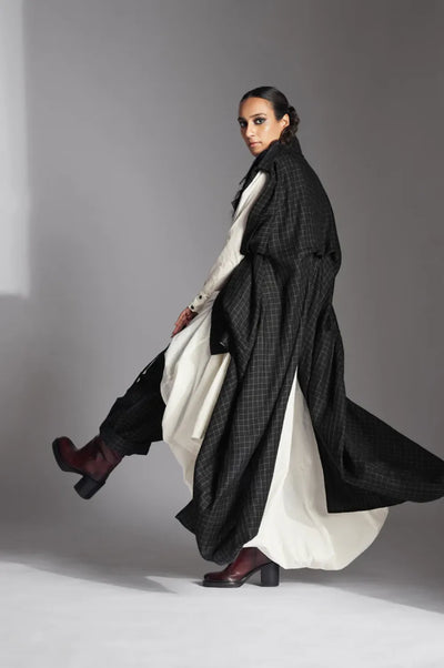 Eian Jacket-Black and White