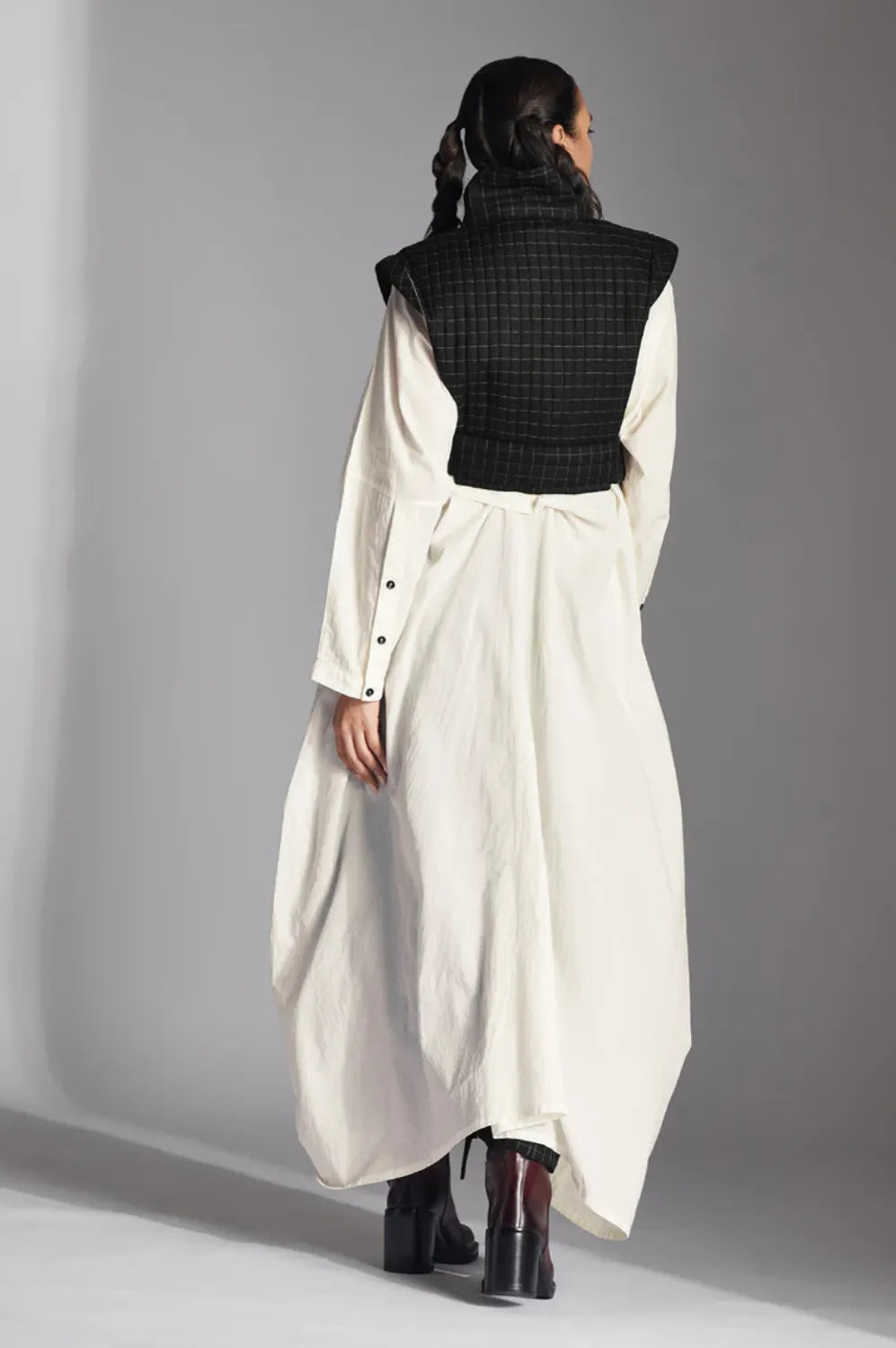 Eira Jacket-Black/ White Checks