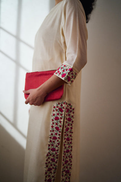 Elle ivory kurta set