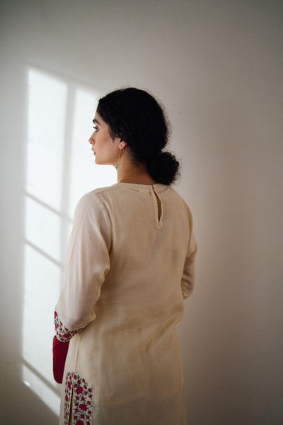 Elle ivory kurta set