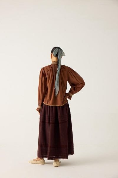 ELSA SET-RUST (ELSA TOP+ EMILY SKIRT)
