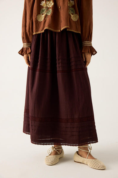 ELSA SET-RUST (ELSA TOP+ EMILY SKIRT)