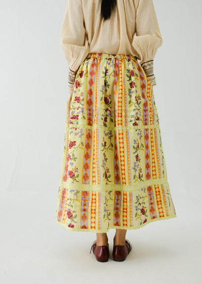 Emily skirt-Folk Bloom