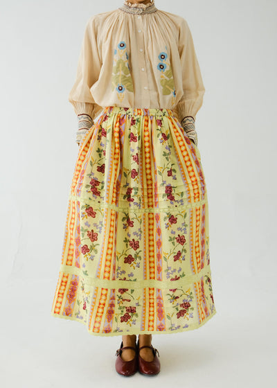 Emily skirt-Folk Bloom
