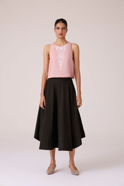 Evora Rose Embroidered Top