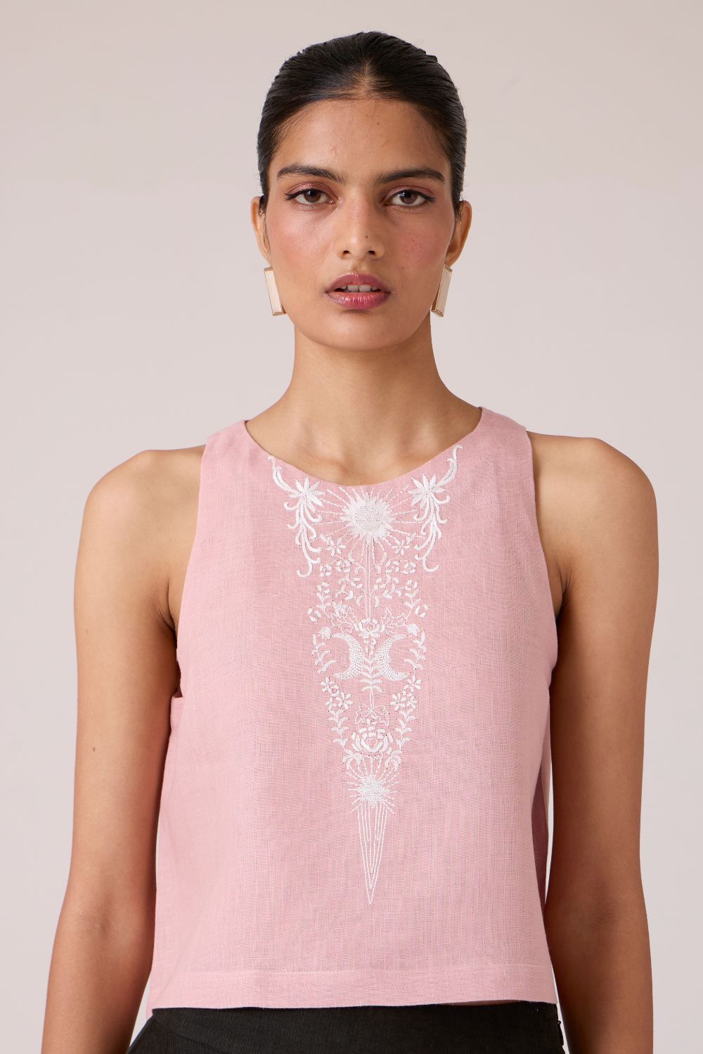 Evora Rose Embroidered Top