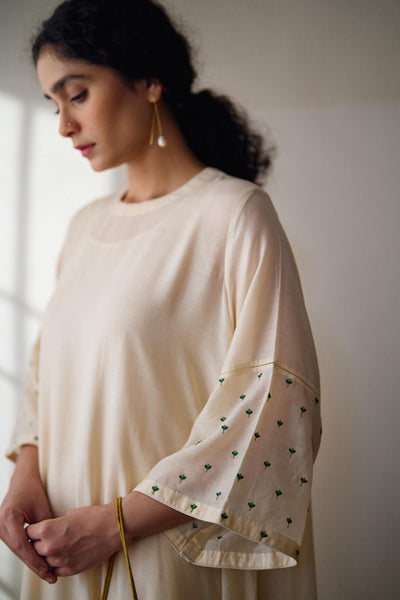 Fleur ivory kurta set