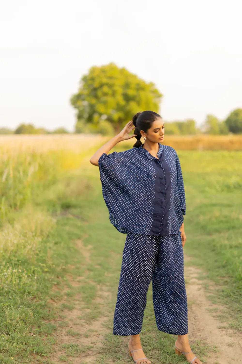 FLORA SHORT M KAF SHIRT-INDIGO