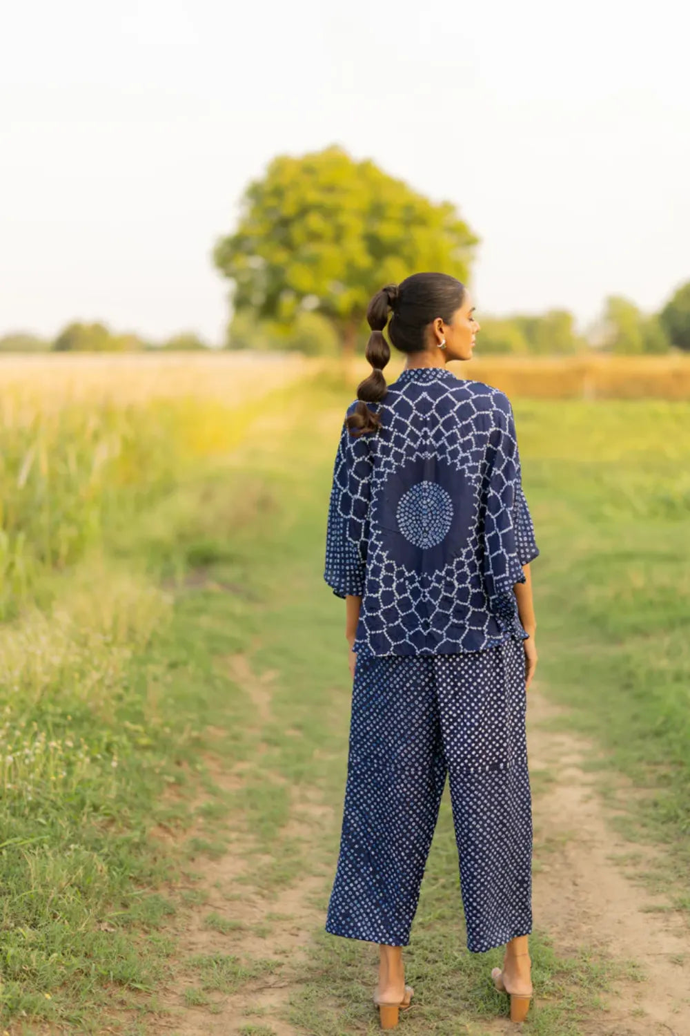 FLORA SHORT M KAF SHIRT-INDIGO