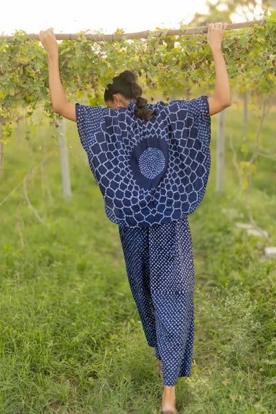 FLORA SHORT M KAF SHIRT-INDIGO