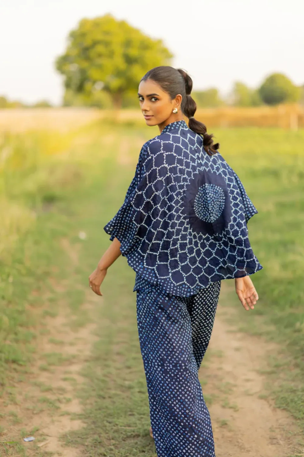 FLORA SHORT M KAF SHIRT-INDIGO