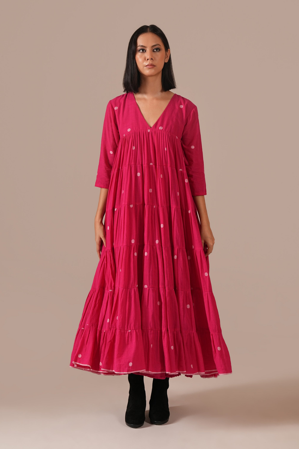 FUCHSIA HALO DRESS