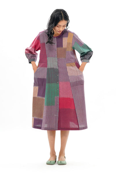FUJI CLASSIC PANELLED DRESS