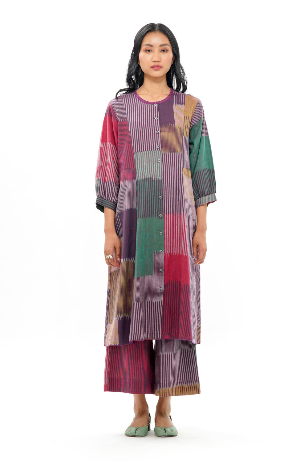 FUJI CLASSIC PANELLED DRESS