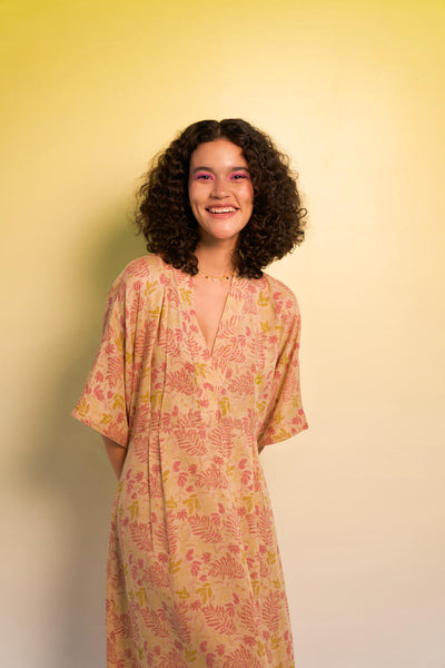 Fern Bloom Lyocell Maxi Dress