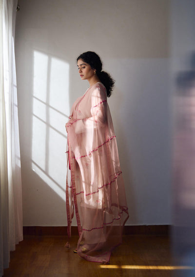 Florina old rose dupatta