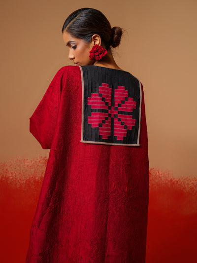 Flow Tunic-Red + Black