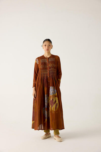 FRIDA DRESS-FOLIAGE