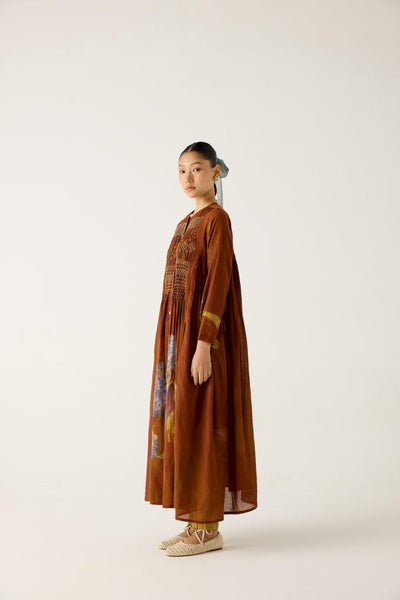 FRIDA DRESS-FOLIAGE