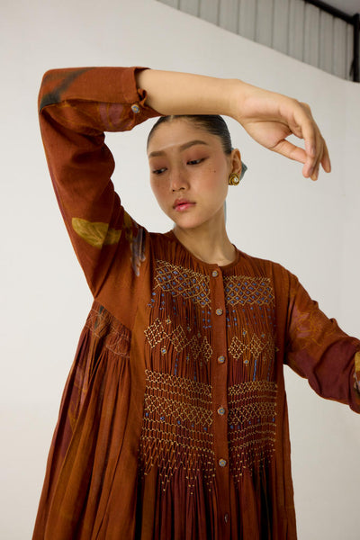 FRIDA DRESS-FOLIAGE