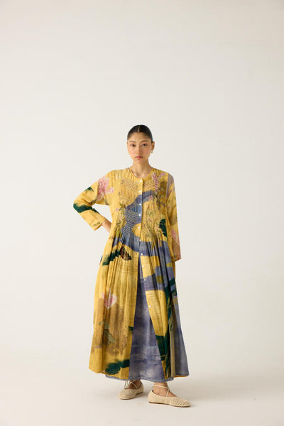 FRIDA SET- WALLFLOWER+INDIGO (FRIDA DRESS+EMILY SKIRT)